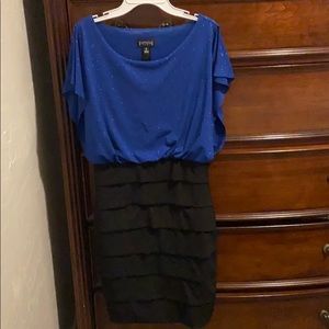 Enfocus studio blue/black dress
